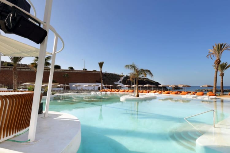 Pool and beach